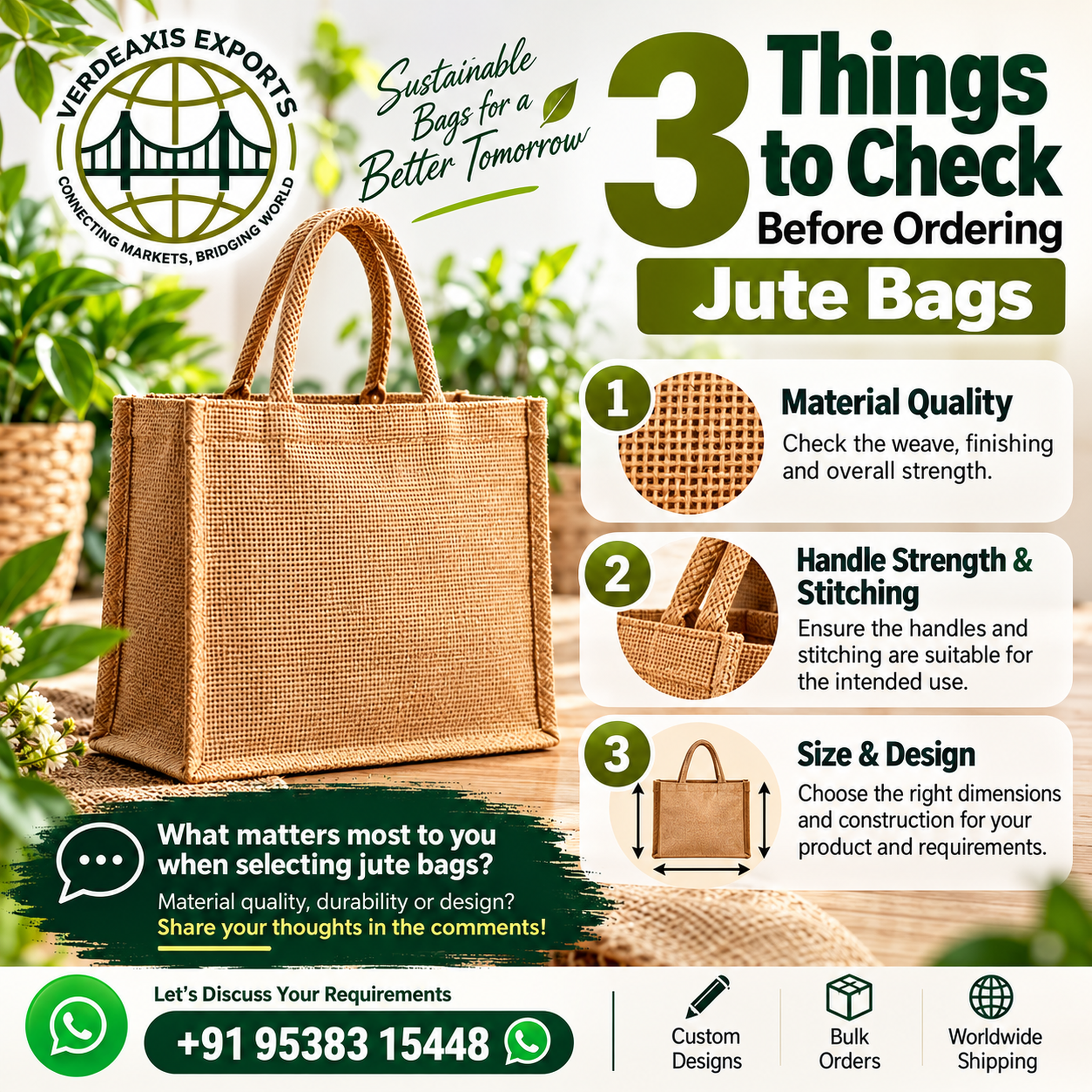 Planning to source jute bags for your business?